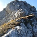 Steilstufe am Abstieg vom Ostgipfel