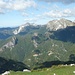 nach Nordwesten: Monte Altissimo, Monte Corchia
