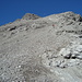 Abstieg über die leichte, schuttige Südflanke der Grießlspitze runter zum Stierloch