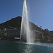 Fast wie in Genève: «jet d'eau» im See vor Paradiso.
