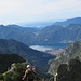 Panorama dai pressi del Rifugio Bietti. 