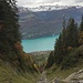 Auf dem Urserenweg, Tiefblick nach Brienz