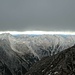 Föhnsturm und Wolken knapp über den Gipfeln erzeugen eine besondere Atmosphäre