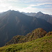 Il panorama nei pressi dell'Alpe Castello.