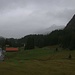 Nebel und Regenwolken zogen über die Ibergeregg. Wegen des schlechten Wetters bestieg auch niemand vom HIKr-Treffen den Grossen Schijen (1571,8m).