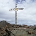 Mittags auf der Pleresspitze 4. Gipfelbuch und Kreuz auf der Tour