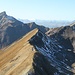 Lenzer Horn und Tgapeala Cotschna - Blick vom Guggernell Gipfel.
