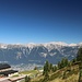 AV Haus über Innsbruck, gegenüber das Karwendel