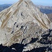 Am Gipfelgrat der Steinmandlspitze geht mein Blick über den Verbindungsgrat hinüber zum Roten Stein