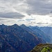 Ein Blick von der Bocchetta Fornasèl ins Val Bavona.