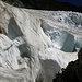 Die Kluft zwischen Punkt 3396 und dem Gletscher