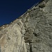 Hier geht's vom Gletscher zurück auf den klettersteigähnlichen Hüttenweg