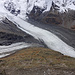 Tiefblick - der Rückgang des Vadret Pers ist gewaltig: Noch vor 4 Jahren stiessen die Gletscher zusammen