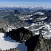 Großer Piz Buin (Piz Buin Grond) - Ausblick am Gipfel über das Wiesbadner Grätle in etwa nördliche Richtung.