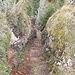 Durch diese schmalle Gasse geht es hoch zum Planggenstock