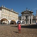 auf der Piazza Ducale