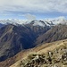Panorama verso la Valle Antrona. Si intravede il Monte Rosa.