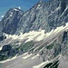 Zustieg mit Felsriegel und Route