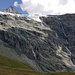 Über dem Gletscherbruch sieht man bereits den Großglockner und die Glocknerwand.