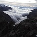 Das Matscher Tal liegt unter Hochnebel.