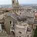 Tiefblick auf Bergamo vom Turm