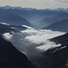 Blick ins Planeiltal; im Hintergrund die höchsten Berge von Bernina u. Livigno-Alpen