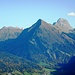 Die Üntschenspitze mit ihrem schönen Westgrat.