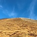 goldener Aufstieg zu den Lawinenverbauungen (unterhalb Mot Spadla)