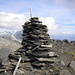 Der Gipfelsteinmann des Nufenenstock 2866m