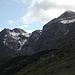 Blick von Cervinia; am nächsten Morgen möchte ich über die rechts sichtbare Flanke auf den Mont Blanc de Créton klettern.