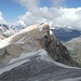 Rückblick zum Mont Blanc de Créton