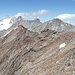 Blick zum Grat, der nordwärts zum Monte Dragone führt