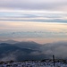 Blick nach Süden ins Berner Oberland. Heute leider kein Montblanc-Wetter