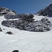 Man sieht eine Steinbockspur im Schnee.