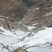 Blick vom Nordgipfel die Nordflanke hinunter
