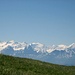Blick vom Gipfelplateau zu den Berner Hochalpen