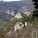 Felsen oberhalb der Schlucht des Schofbachs.