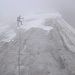 Steileispassage beim Abstieg über den Normalweg. So gerade noch ohne Eisschrauben machbar (natürlich hatten wir aber auch welche dabei).  (© Cubemaster)