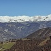 Val Cavargna con il gruppo del Gazzirola e Pizzo di Gino ben imbiancati.