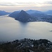 Monte Brè : vista sul Lago di Lugano