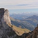 Les Alpes bernoises vue par l'ouverture entre le Gros Brun et le Combiflue