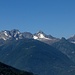 Vista sopra la Val Bodengo, con il Pizzo Ledù al centro