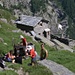 In discesa, altra sosta all'Alpe Ponciagna