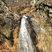 La cascata sopra la Pioda Bianca
