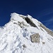 knackiger Felsriegel kurz vor dem Gipfel