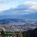 auch mal blauer Himmel, Rigi (rechts) und Wildspitz