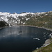 Lago di Lucendro mit Pizzo Lucendro (links)
