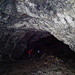 In un tunnel di lava non turistico.