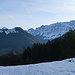 immer noch tiefe, schattige Morgenstimmung beim Aufstieg zur Hochalp