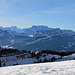 Blick in die Glarner Berge von der Hochalp aus.